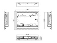 HN-PPC084-J 8.4” Industrial Touch Screen Panel PC